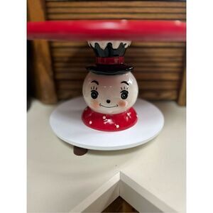 Johanna Parker Snowman Cake Stand